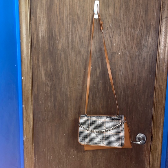 Stylish Houndstooth Crossbody Bag - Picture 1 of 17